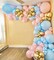 DIY 135PCS Gender Reveal Balloon Garland kits Chrome Metallic Latex Balloons 18/10/5inch Pearl Balloons for Birthday Party Celebration Wedding Gender Reveal He or She Boy or Girl (Pink Blue Gold)